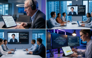 real-time transcript production